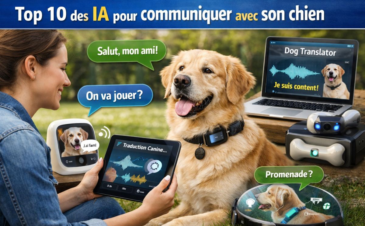 Top 10 des IA pour communiquer avec son chien