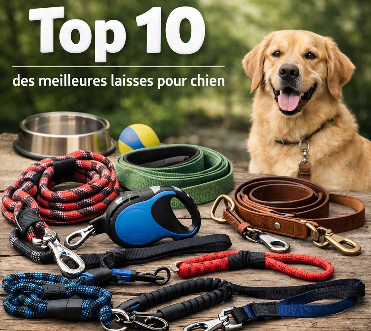 Top 10 des meilleures laisses pour chien