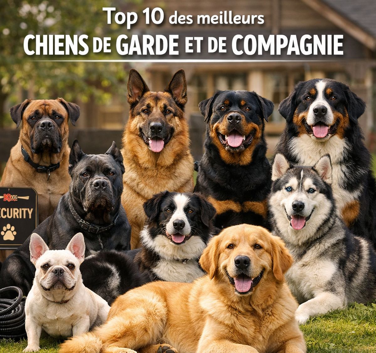 Top 10 des meilleurs chiens de garde et de compagnie