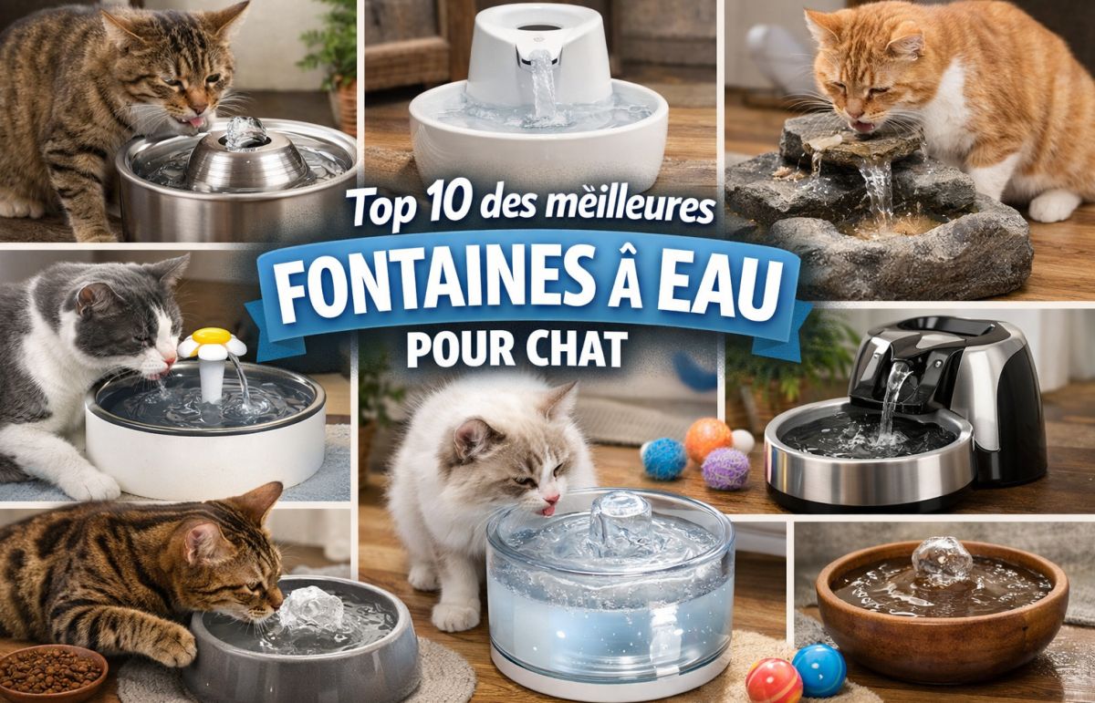Top 10 des meilleures fontaines à eau pour chat