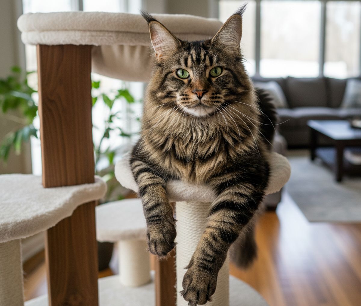 arbre à chat xxl pour maine coon