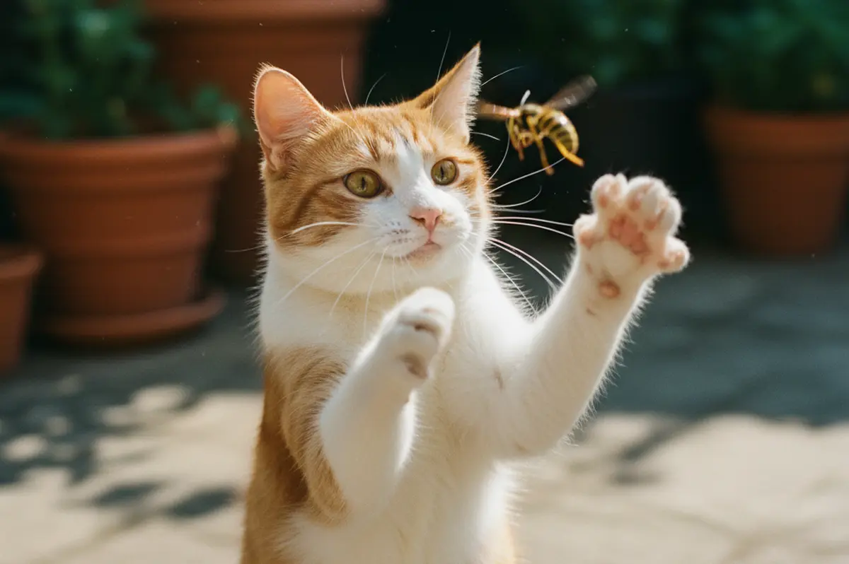 Piqûre de guêpe sur un chat symptômes et ce qu’il faut faire