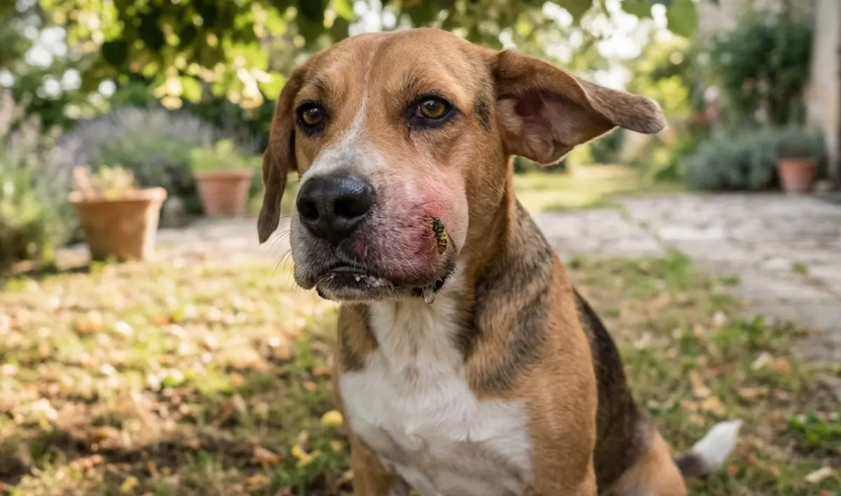 Comment soulager une piqûre de guêpe sur un chien : gestes rapides et suivis